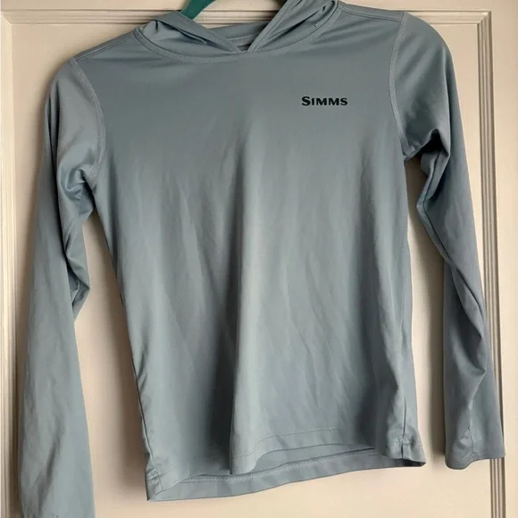 Simms Kids Light Blue Graphic Hoodie - Picture 3 of 6